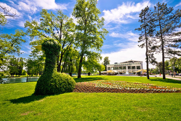 Fototapeta premium Town of Karlovac green park and landscape