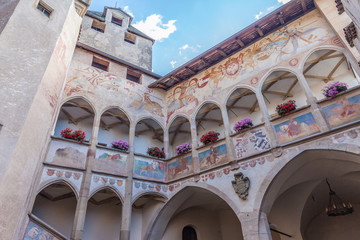 Innenhof von Schloss Prösels