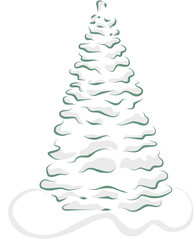 Snow Christmas Tree
