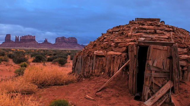 Navajo Hut at Monument Valley Arizona Utah