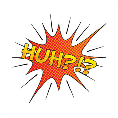 Colourful comic book style explosion vector effect