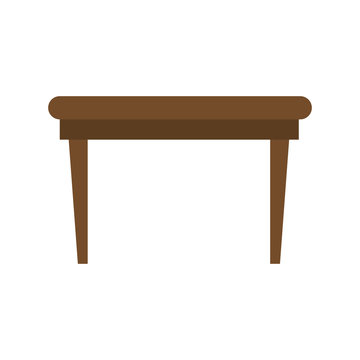 table wooden isolated icon vector illustration design