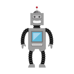 robot toy kid isolated icon vector illustration design