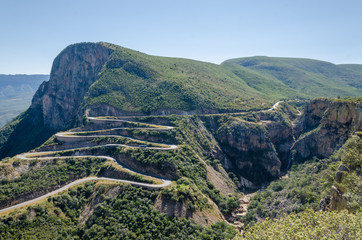 The impressive Serra da Leba pass in Angola