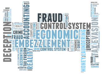 Fraud word cloud