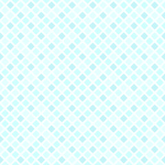 Cyan diamond pattern. Seamless vector