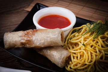 Fried Chinese Spring rolls