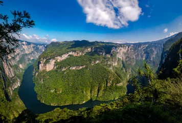 Foto op Canvas View from above the Sumidero Canyon - Chiapas, Mexico © diegograndi