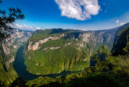 View from above the Sumidero Canyon - Chiapas, Mexico