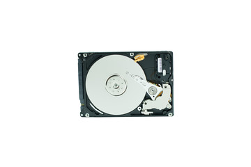 Fototapeta premium hard disk isolated on white background
