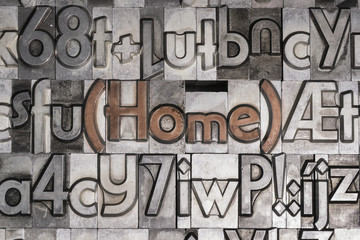 Home created with movable type printing