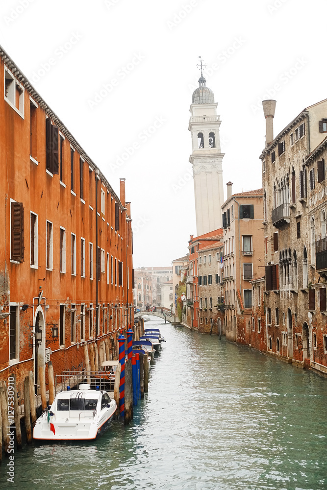 Wall mural architectural detail venice in italy, europe