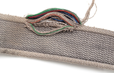 factory belt on white background