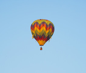 Naklejka premium Balloon Sunset