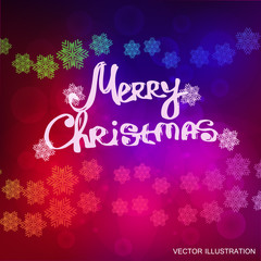 Obraz na płótnie Canvas Christmas background. Vector illustration.