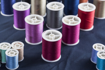 basted dress tailored.sewing threads