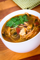 asian chicken tomyum soup