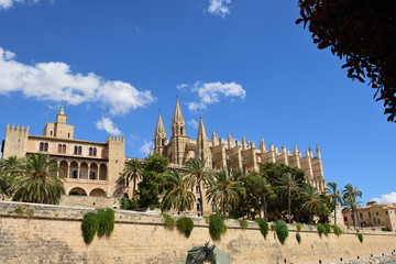 Fototapeta na wymiar Kathedrale La Seu in Palma 