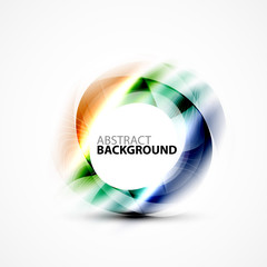 Modern shiny blurred swirl template