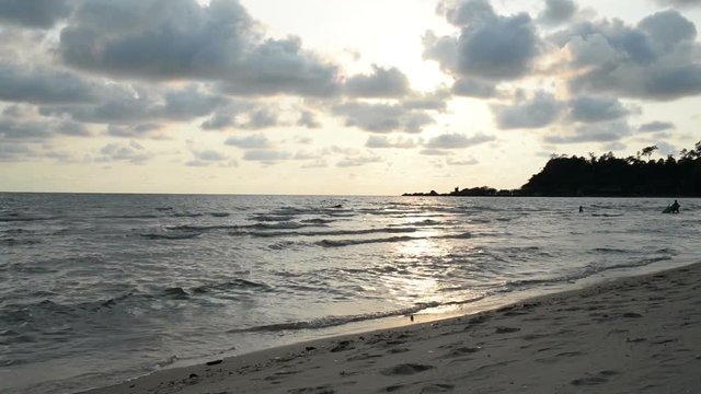 Sea near island Chang, thailand