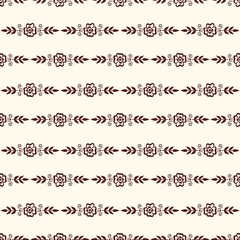 Fototapeta premium Mehendi pattern illustration