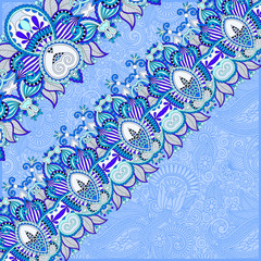 ornamental background with flower ribbon, stripe pattern, greeti