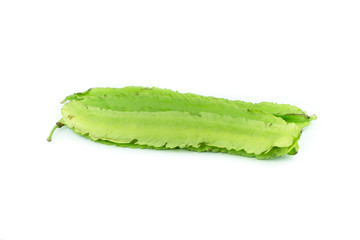 Young Winged Beans,Psophocarpus tetragonolobus Linn isolated on