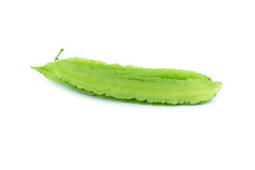 Young Winged Beans,Psophocarpus tetragonolobus Linn isolated on