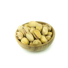 Pistachio nuts. Isolated on a white background.