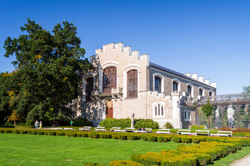 Part of castle and park Hluboka nad Vltavou