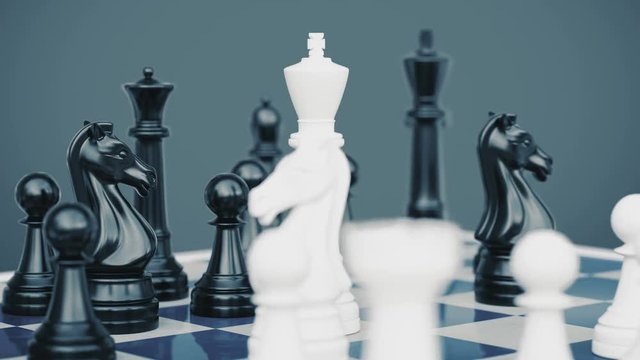Chess King Seamless Looping