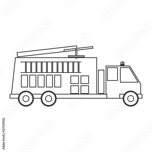 Free Free 54 Silhouette Fire Truck Svg SVG PNG EPS DXF File