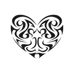 Heart Shape Tribal