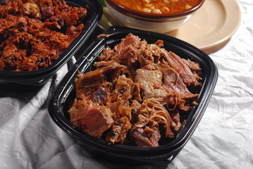 bandeja grande de barbacoa de borrego