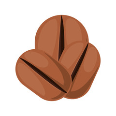 coffee beans in different sizes vector illustration