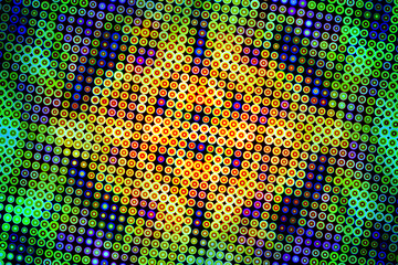 Obraz premium colorful halftone background