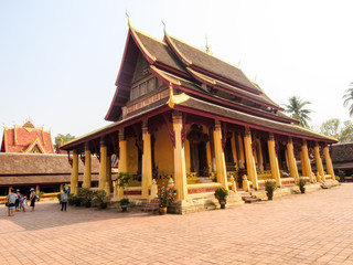 Naklejka premium Sisaket Temple in Vientiane Laos PDR 