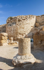 Ruins of Herodium or Herodion, the fortress of Herod, the Great,