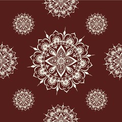 Mehendi pattern illustration