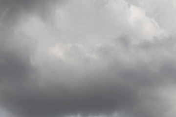 Fototapeta premium Overcast sky of rain clouds forming in the sky in concept of cli