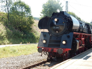 Naklejka premium Historische Dampflok