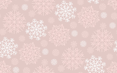 Vector illustration, template for Christmas greeting. Seamless p