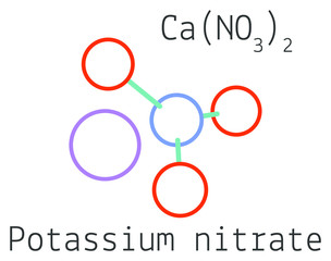 CaN2O6 Calcium nitrate molecule