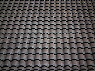 Modern roof, brown metal roof sheets