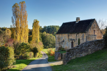 Fototapeta na wymiar Maison de village à Saint Avit - Lot et Garonne