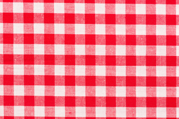 Tablecloth background red  pattern.