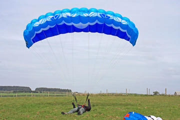 Paraglider ground handling