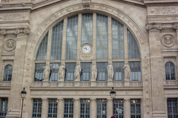 Fototapeta na wymiar Gare du Nord - Paris
