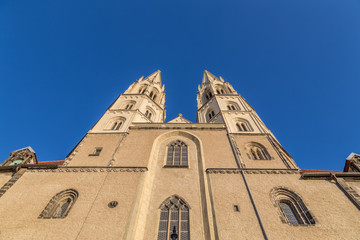 St. Peter and Pauls church in the old town of Gorlitz.