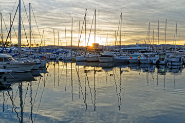 Marina sunset